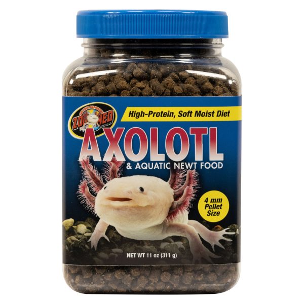 axolotl and aquatic newt food