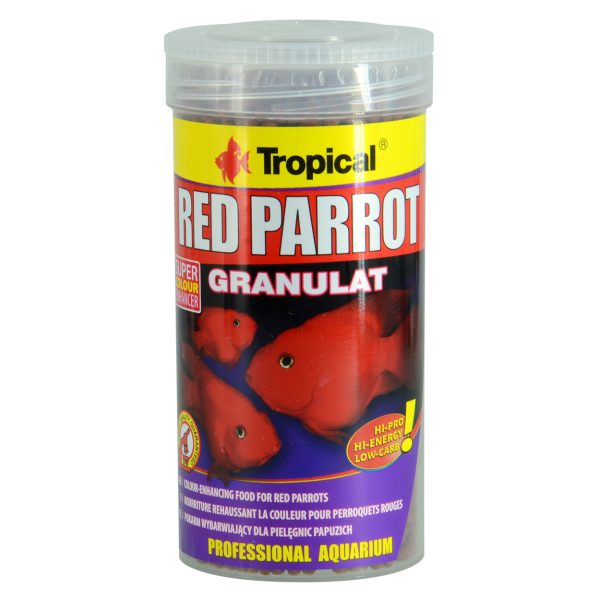 Red parrot granulat