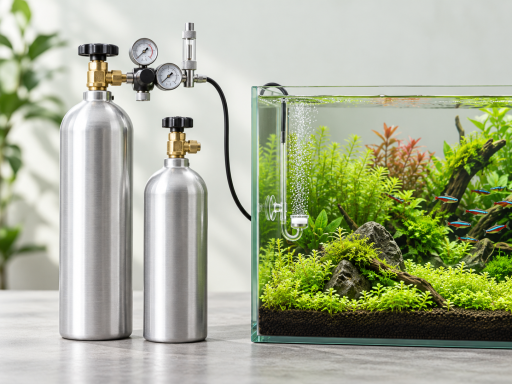 Bonbonnes de CO₂ pour aquarium planté – remplissage à Sorel-Tracy